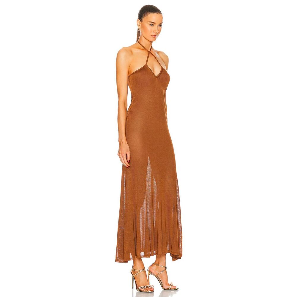 Tom Ford Brown Midi Dress - Picture 3 of 13